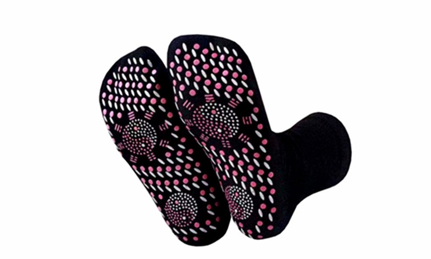 Image 4: Up to Six Pairs of Self-Heating Massage Socks