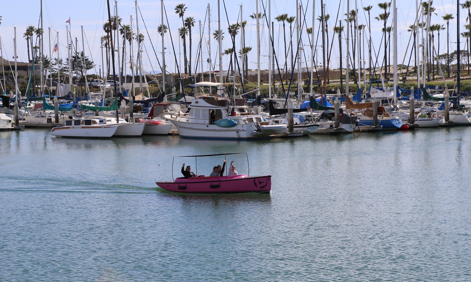 Enjoy Ventura's Stunning Views with Up To 3-Hour Electric Boat Rental