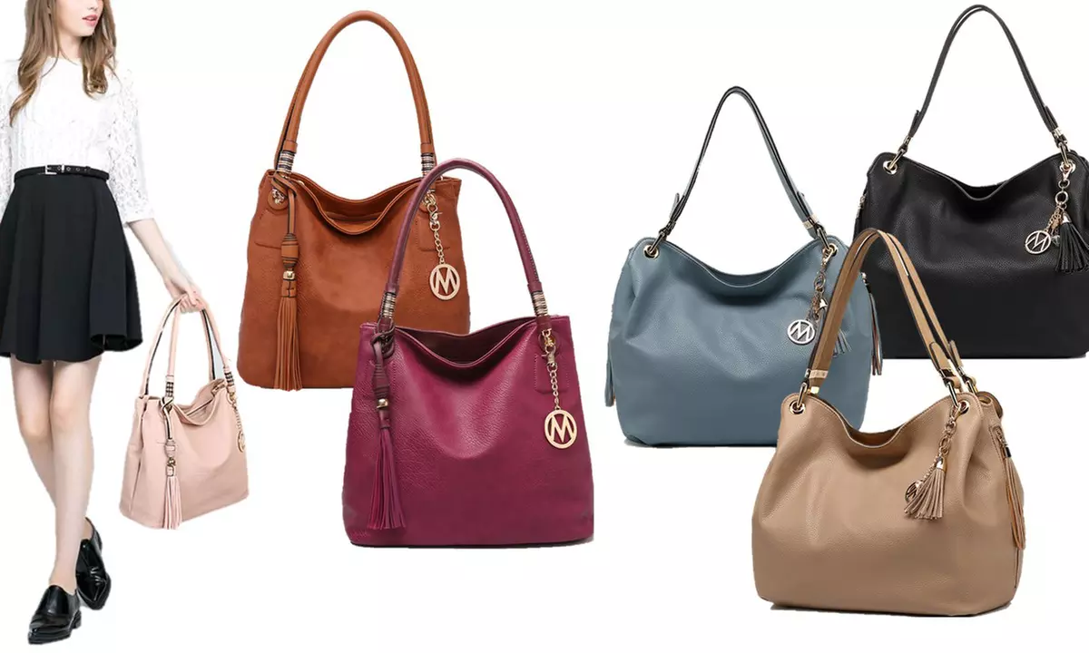 MKF Collection Perfect Hobo Shoulder Bag By Mia K. Farrow - Primary Image