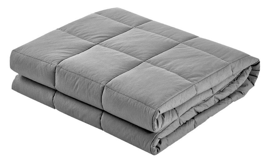 Cotton Weighted Gravity Blanket | Groupon