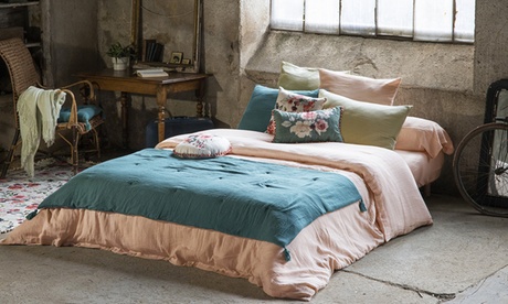 Parure de lit en double gaze de coton, certifié Oeko-tex®