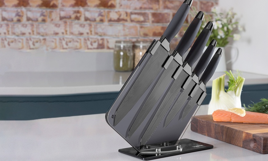 Image 6: Tower Five-Piece Knife Set