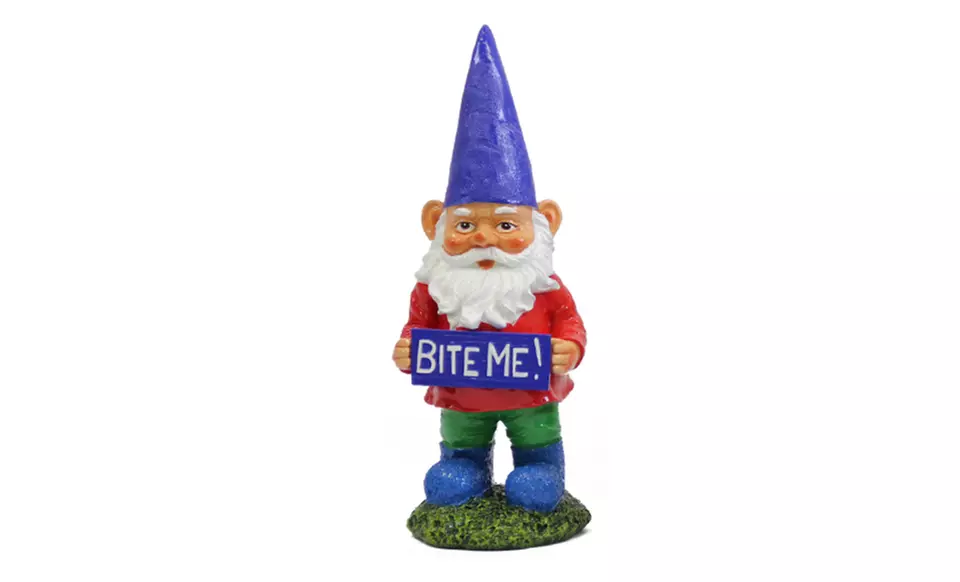 Garden Gnomes With Attitude. Multiple Styles Available. Free Returns. - Second Medium