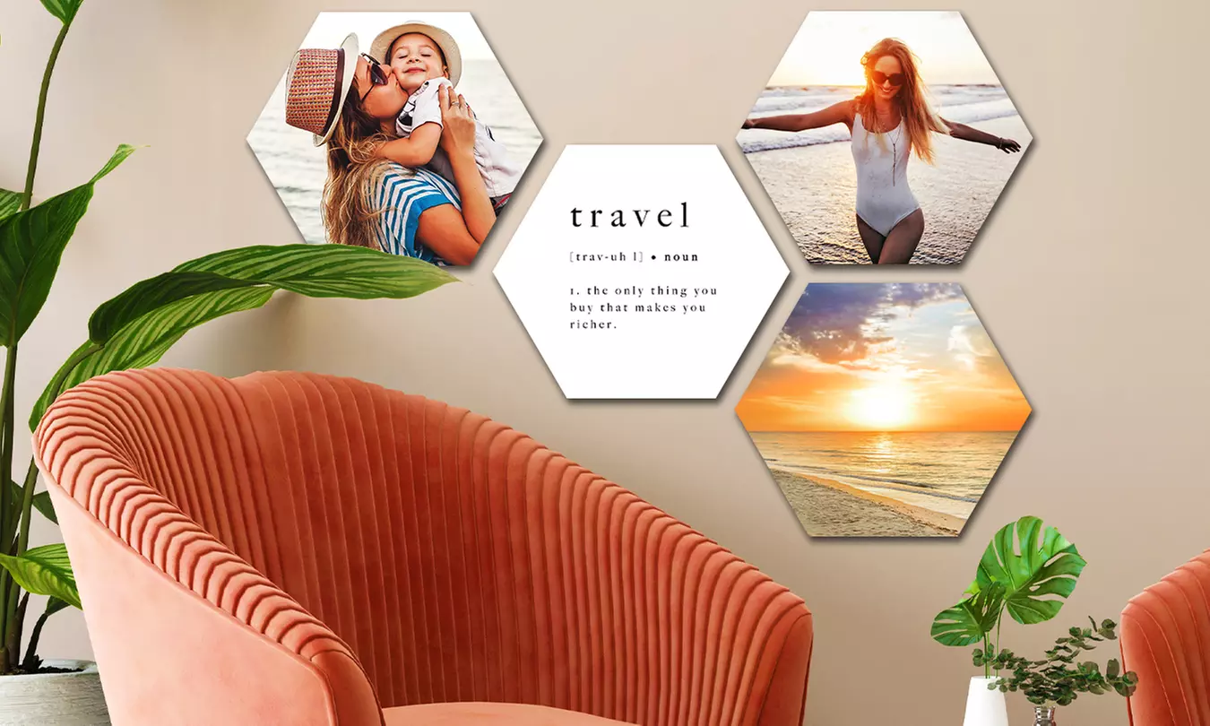 Muchopix hexagone, taille au choix, sur Hellodeco