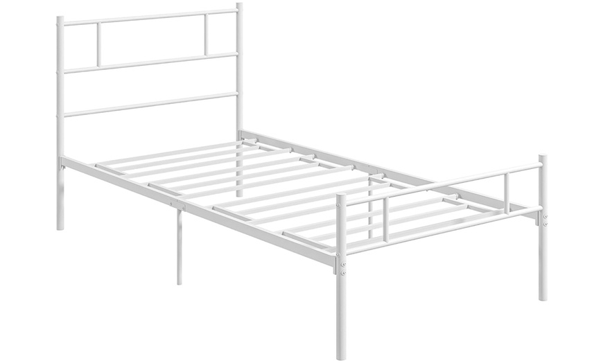 Image 16: HomCom Single Bed Frame