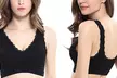 Women's Floral Lace-Paneled Modesty Bra (3-Pack) - Second Medium