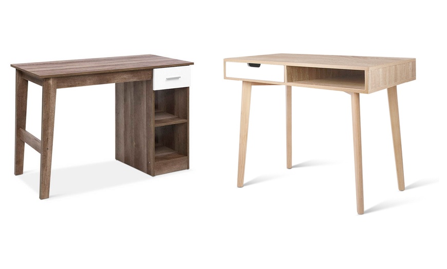 Image 1: Scandinavian-Style Desk