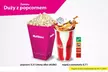 Zestawy barowe: napój z popcornem lub nachosami dla 1 lub 2 osób w sieci kin Multikino - Second Medium
