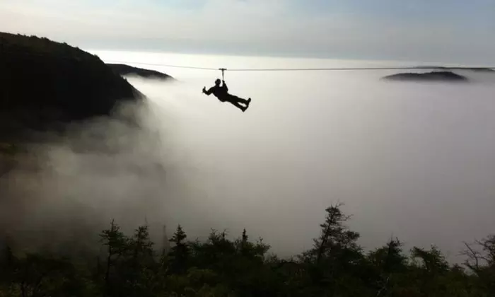 2.5-Hour Ziplining Tour for One Student, or One or Three Adults at North Atlantic Ziplines (Up to 39% Off) - Primary Image