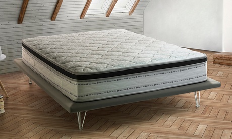 Materasso Royal sfoderabile Memory Foam e Gel con 9 zone differenziate Made in Italy disponibile in varie dimensioni