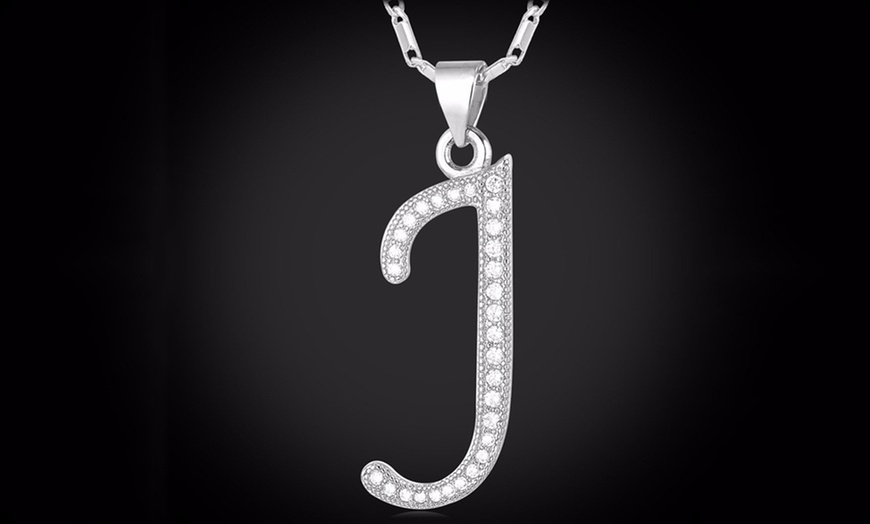 Image 11: Alphabet Pendant with Chain