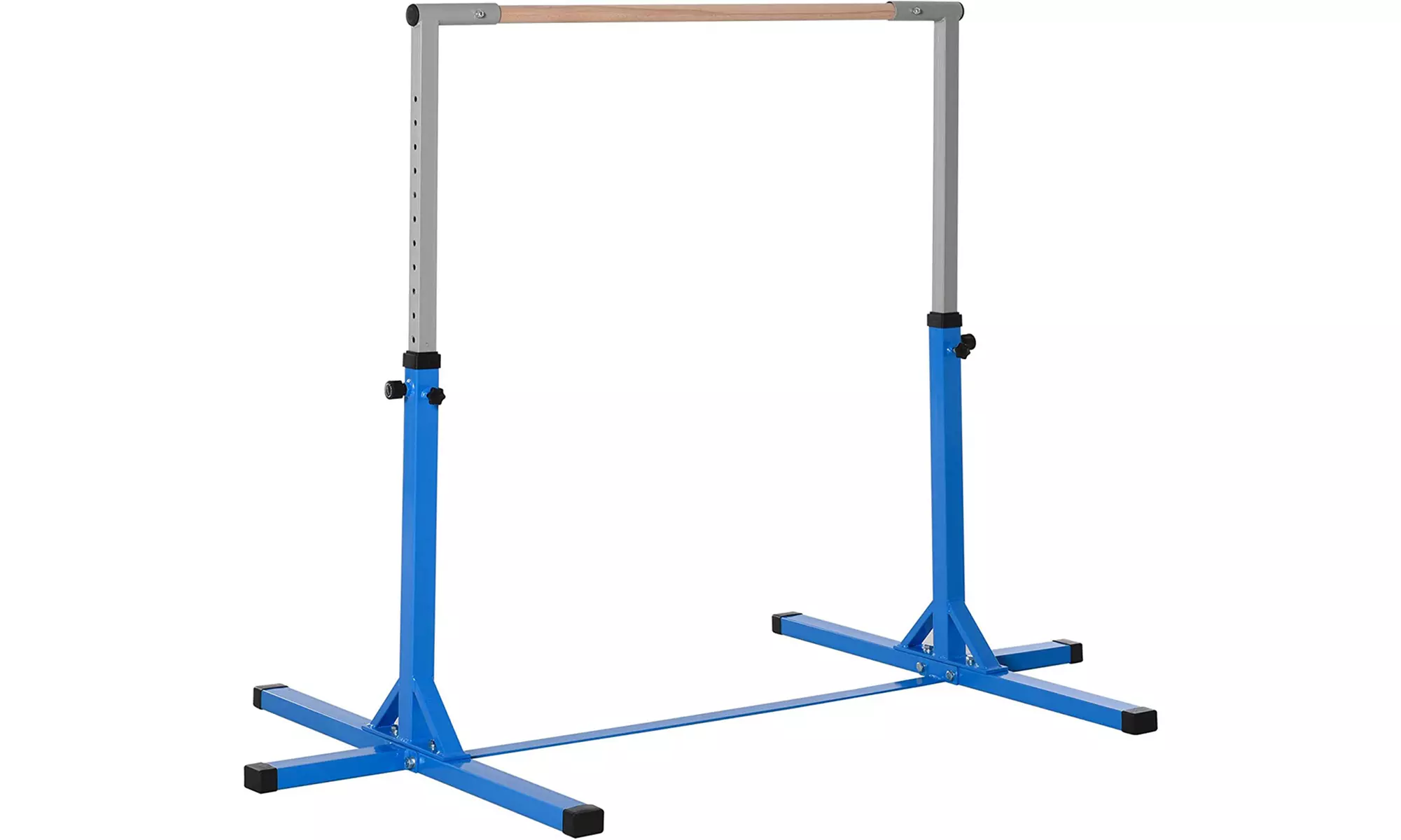 HomCom Height Adjustable Horizontal Gymnastic Bar for Kids
