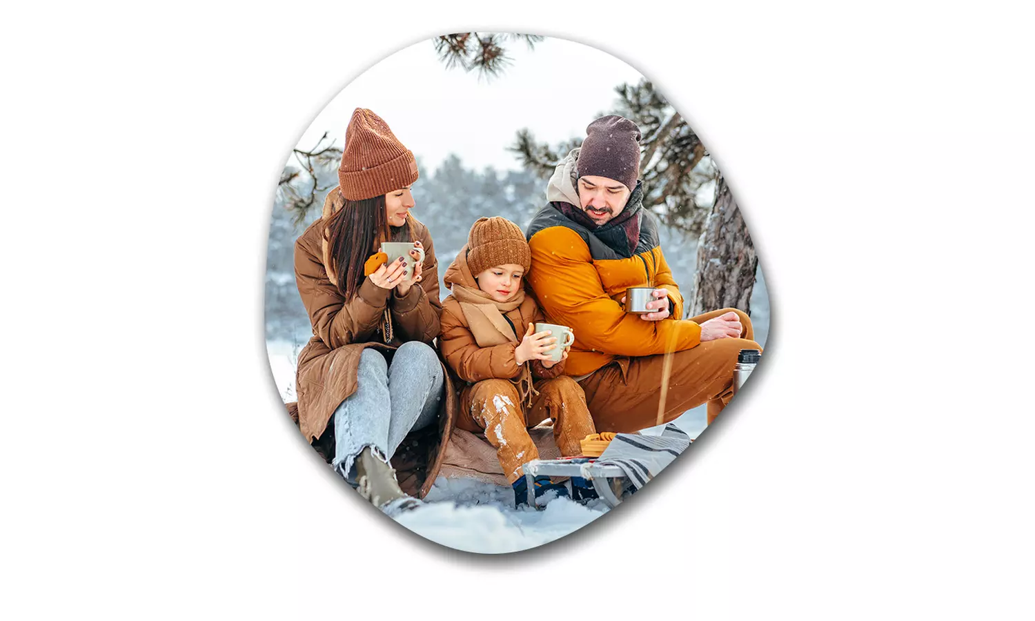 Foto op organische vorm