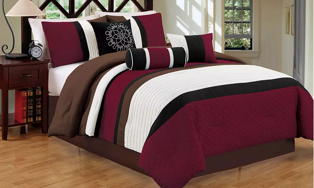 Color-Block Comforter Set (7-Piece) - Primary Image