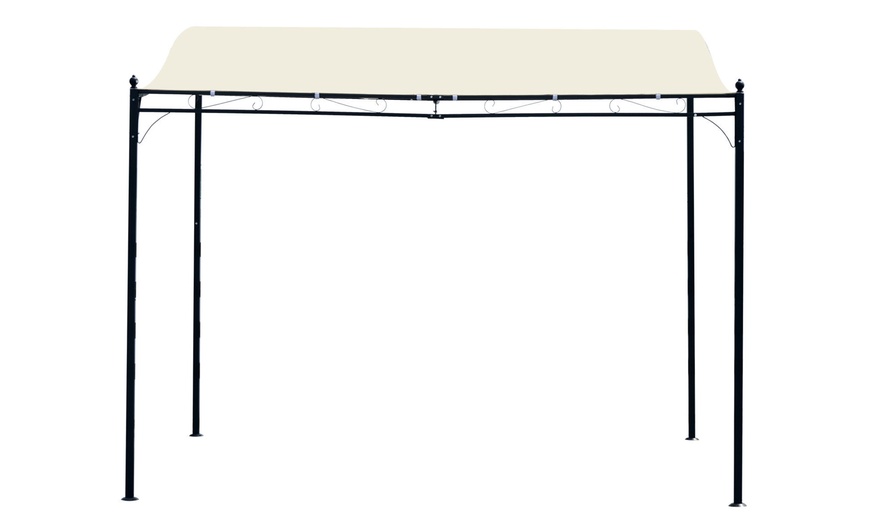 Image 2: Outsunny Wall-Mounted Canopy 