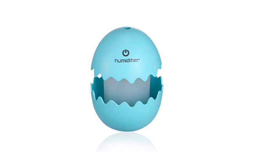 Image 7: Egg-Shaped LED Humidifier