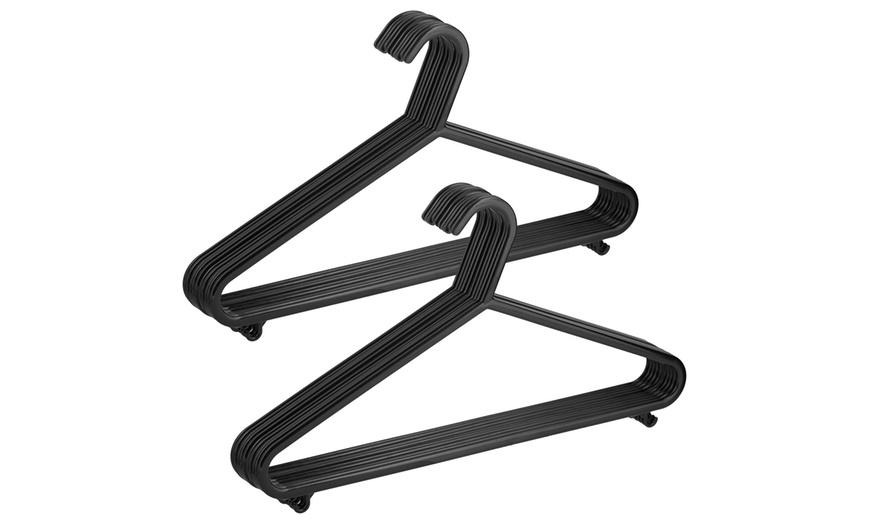 Image 3: Adult Plastic Coat Hangers