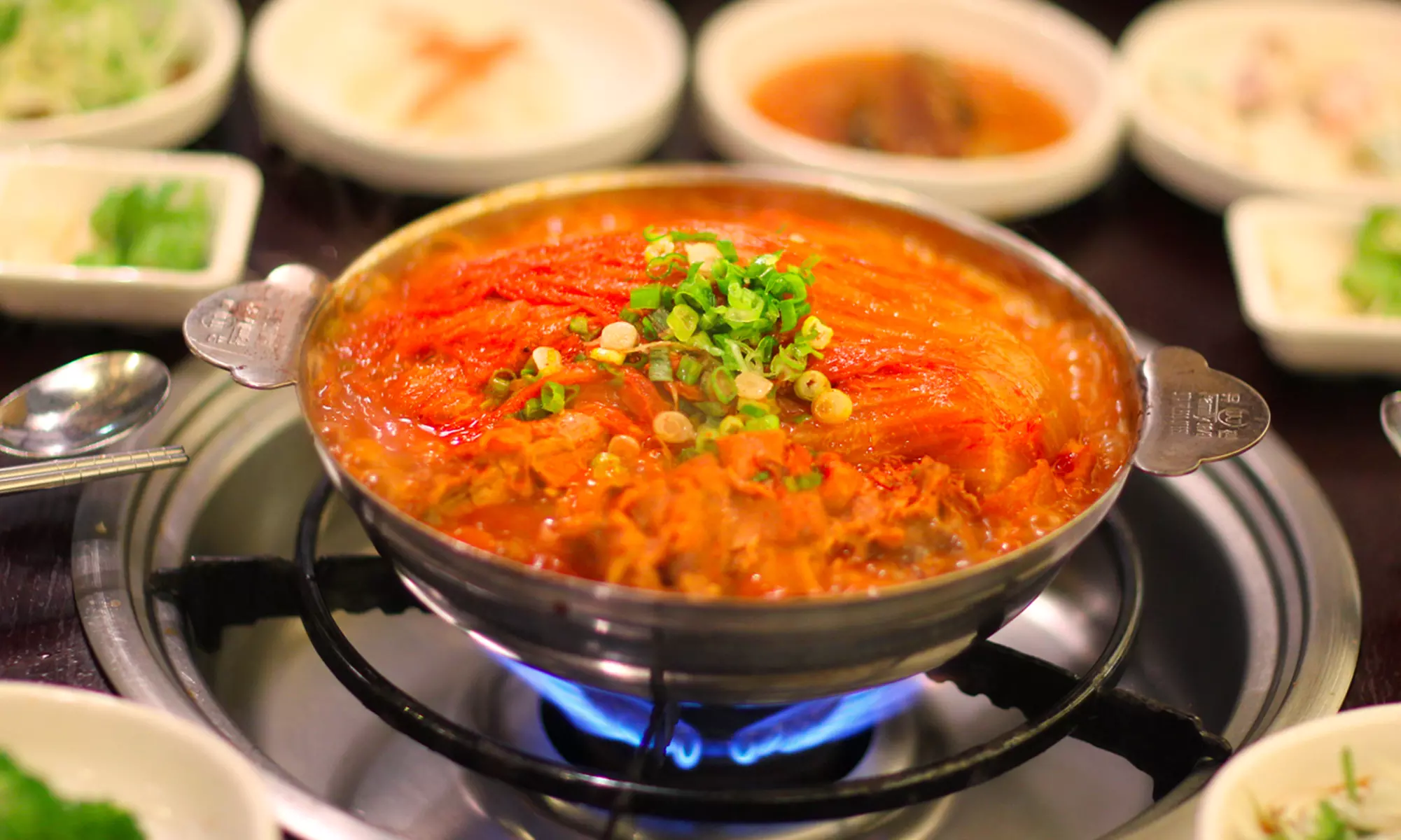 Korean Aged-Kimchi Hot-Pot Meal for Two or Four at Muk Eun Ji Park (Up to 49% Off) - Primary Image