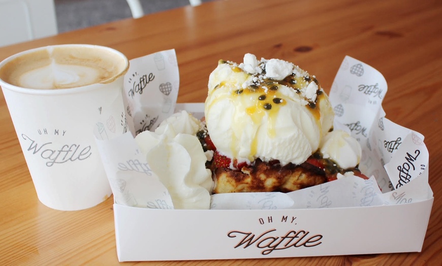 Image 10: Milkshake + Waffle at Oh My, Waffle