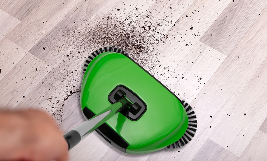 Image 2: Green Meanie Floor Sweeper