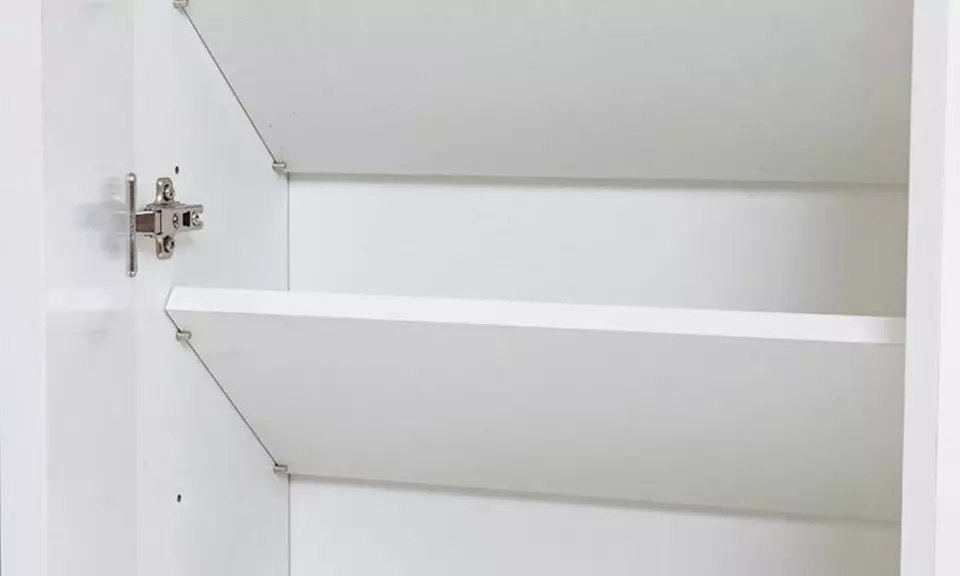 Scaffale-scarpiera con specchio Aqa Design