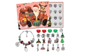 Christmas Advent Calendar with DIY Charm Bracelets