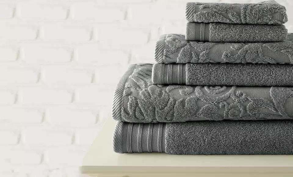 $32.99 for The Casablanca Collection 6-Towel Set ($103.94 List Price). 5 Colors Available. Free Shipping and Returns. - Primary Image