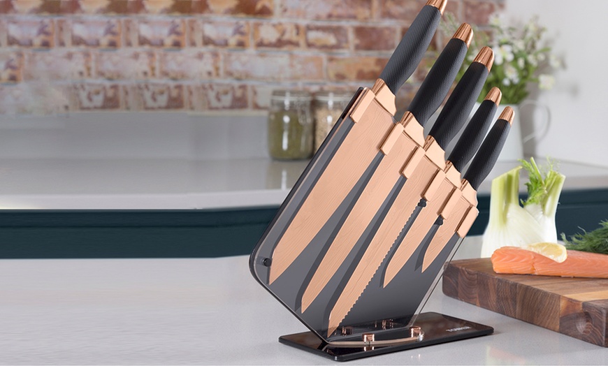 Image 12: Tower Five-Piece Knife Set