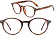 One, Two or Four Pairs of Round Frame Blue Light Filter Glasses - Second Medium