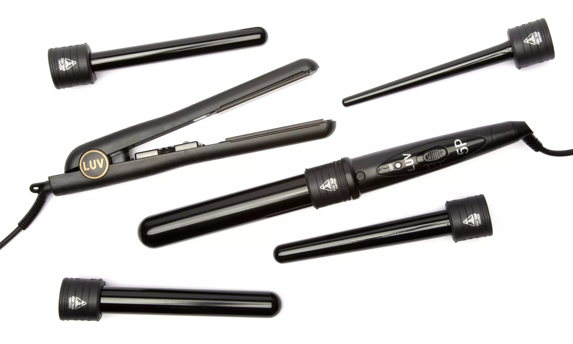 Flat Iron and Curling Iron Set (8-Piece) - Primary Image