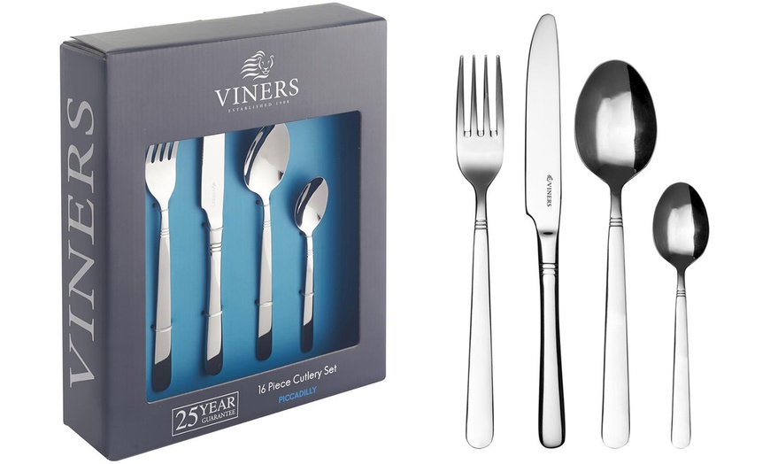 Image 3: Viners 16-Piece Cutlery Set