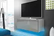 Mueble de televisor Lana de 100, 140 o 200 cm de largo y luz LED - Second Medium