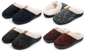 Warm Anti-Slip Memory Foam Slippers