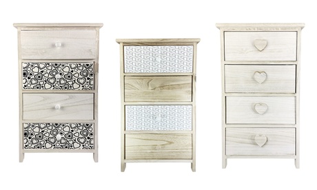 Mobiletto in legno disponibile in 3 modelli