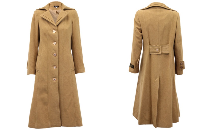 Image 2: Women's Long Cashmere Coat