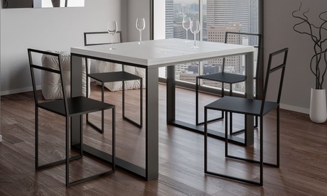 Tavolo allungabile Tecno Libra disponibile in 2 dimensioni e 4 colori