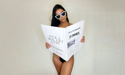 One Sweat Proof Airbrush Spray-Tan Session - 20 Minutes - La Bronze Spray Tans