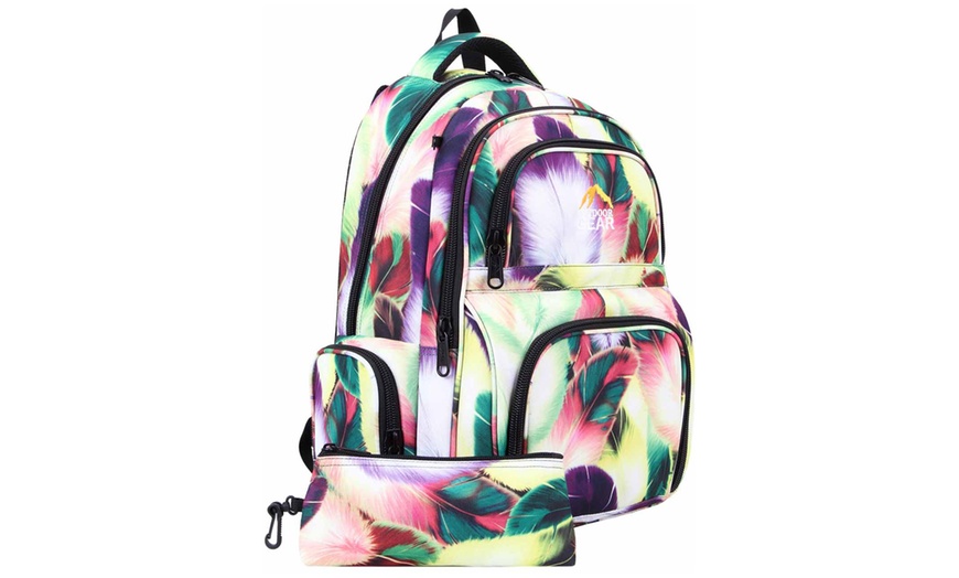 Image 4: Outdoor Backpack and Pencil Case