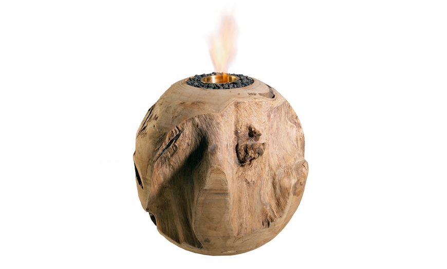 Image 2: Esfera de fuego de madera de raíz de teca de Sparmeile GmbH