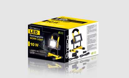 image for CJ Tech Rechargeable LED Work Lights (10, 12 & 20-Watt Styles)