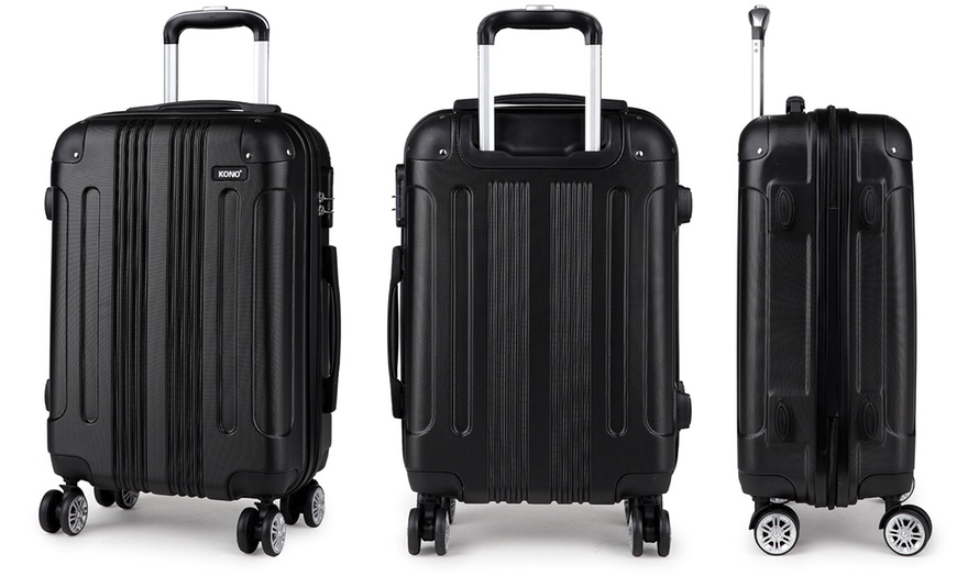 Image 3: Kono ABS Luggage Set