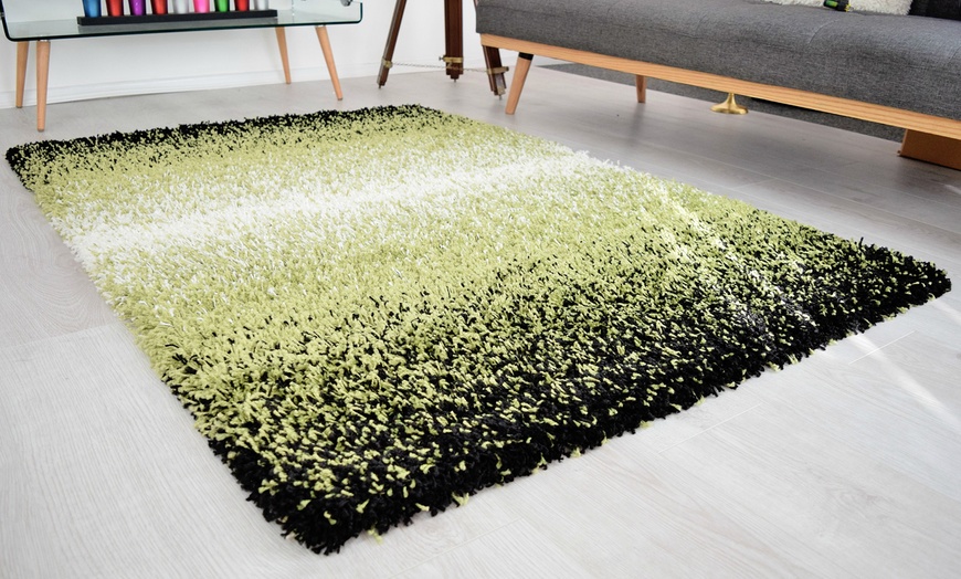 Image 7: Three-Tone Shaggy Rug, 5 Colours