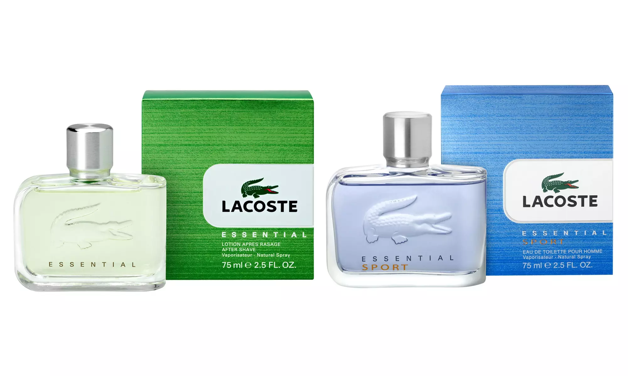 Lacoste Essential or Essential Sport Eau de Toilettes for Men (2.5 Fl. Oz.) - Primary Image