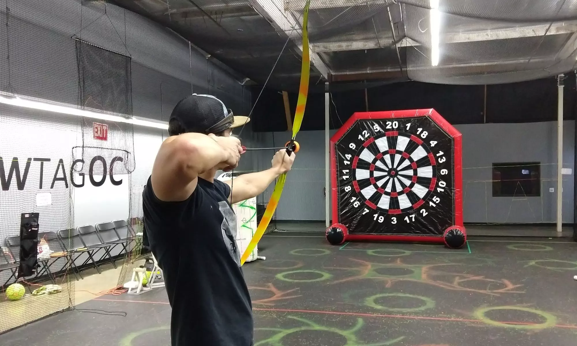 Single-Day Giant Dart Board Rental, Giant Soccer Dart Board Rental, or Both from Arrow Tag OC (Up to 54% Off) - Primary Image