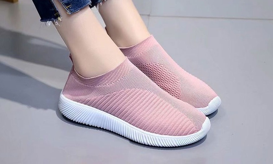 Image 10: Women's Knit Trainers