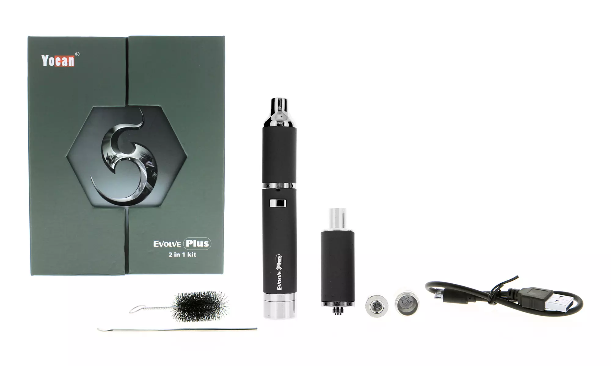 Yocan Evolve-Plus Vaporizer Pen Kit with Yocan NYX Pen Vaporizer Atomizer from Smoke's Corner - Second Medium
