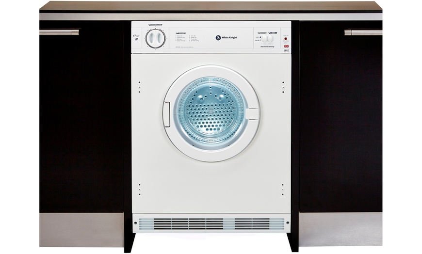 Image 1: White Knight 7kg Integrated Dryer