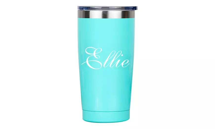 Image 3: Personalised Travel Tumbler Cup