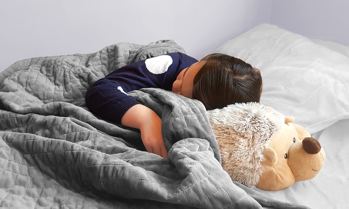 Cotton Snug Embrace Weighted Blanket | Groupon Goods