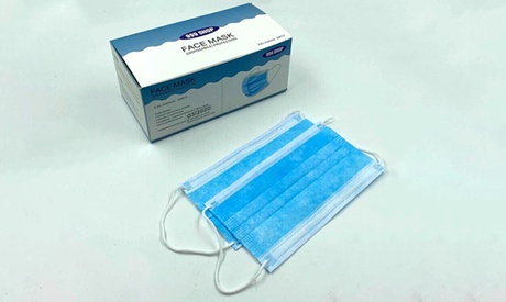 50 o 100 mascherine per il viso a 3 strati